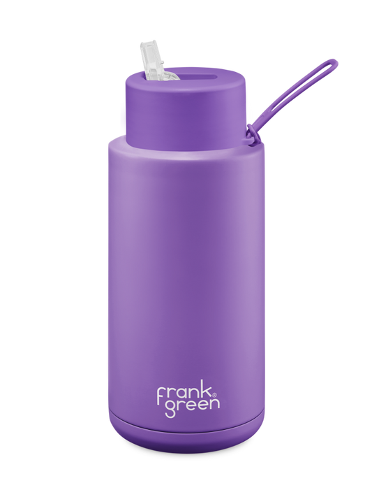 frank green Ceramic Reusable Bottle 1 Litre | Cosmic Purple