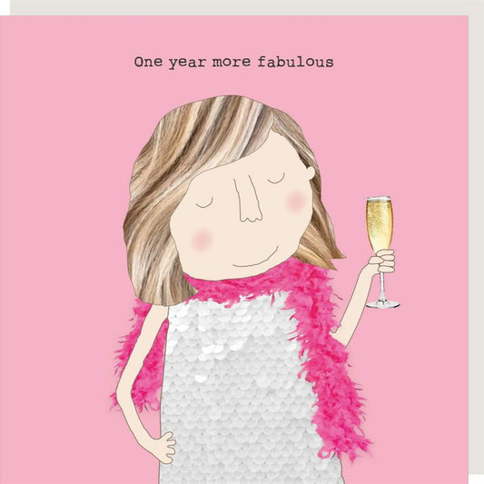 Rosie Made A Thing - More Fabulous - Humour Card