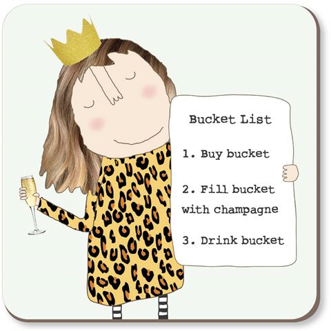 Rosie Made A Thing - Bucket List - Coaster