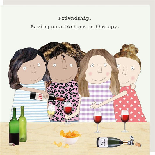 Rosie Made A Thing - Therapy - Humour Card
