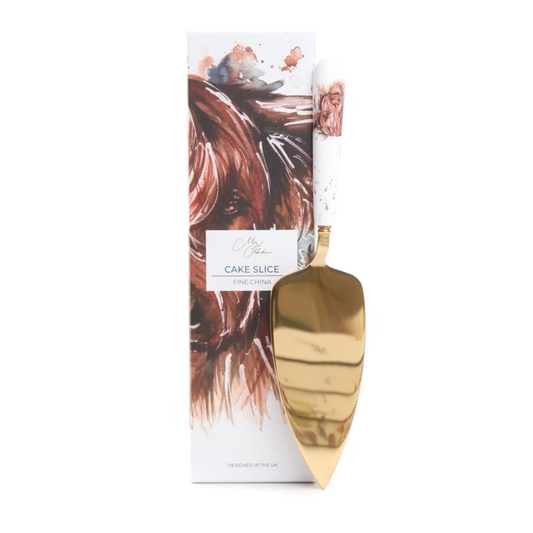 Meg Hawkins cake slice - Highland Cow