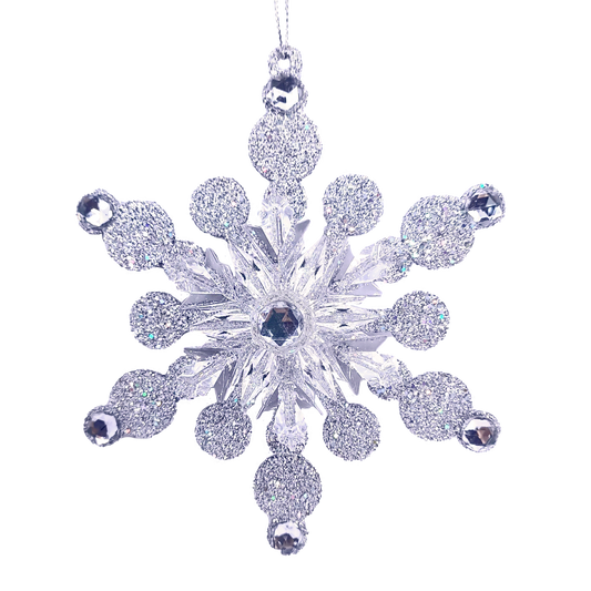 Snowflake with Glitter