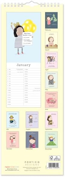 Rosie Made a Thing Slim Calendar 2024