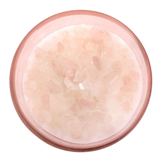Gratitude Crystal Chip Candle