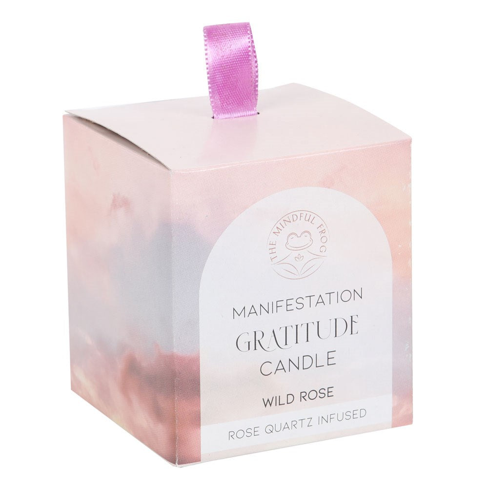 Gratitude Crystal Chip Candle