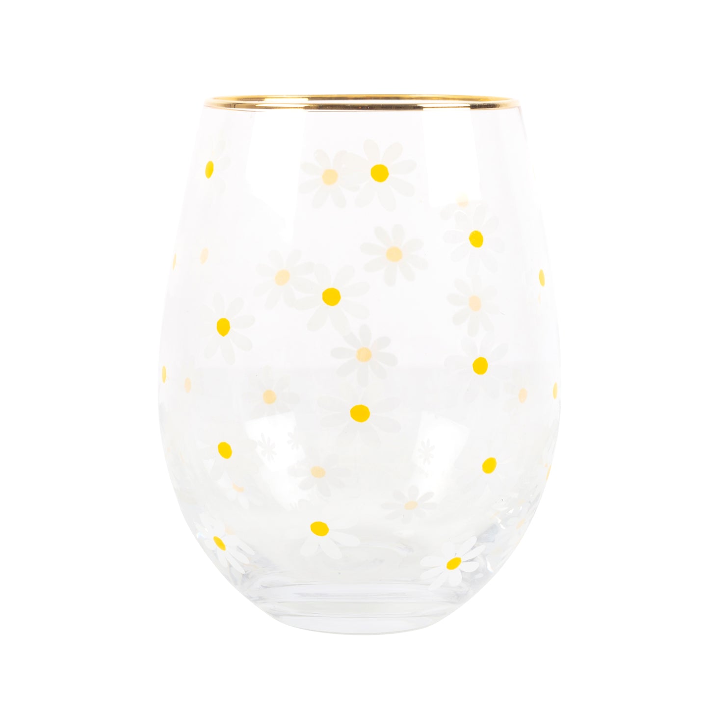 Springtime Stemless Wine Glass