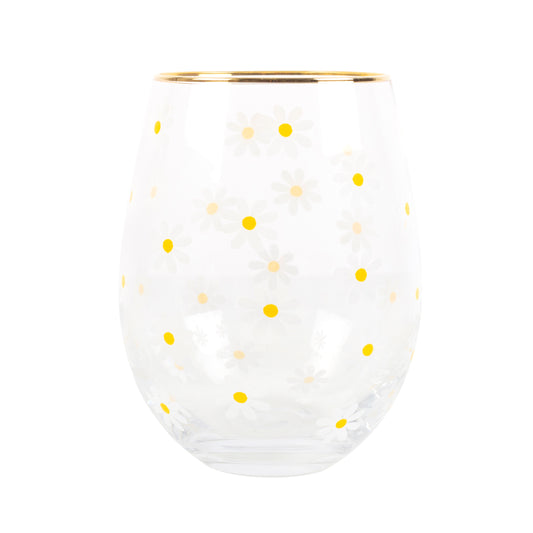 Springtime Stemless Wine Glass