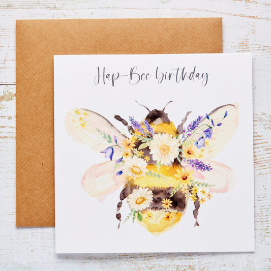 Daisy Hap-Bee Card & Envelope