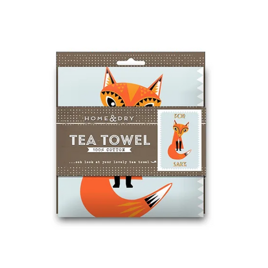 Home & Dry Tea Towel - For Fox Sake