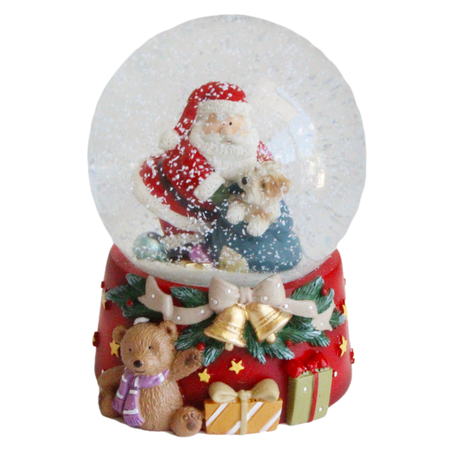 Santa w/toys in Mini Waterball
