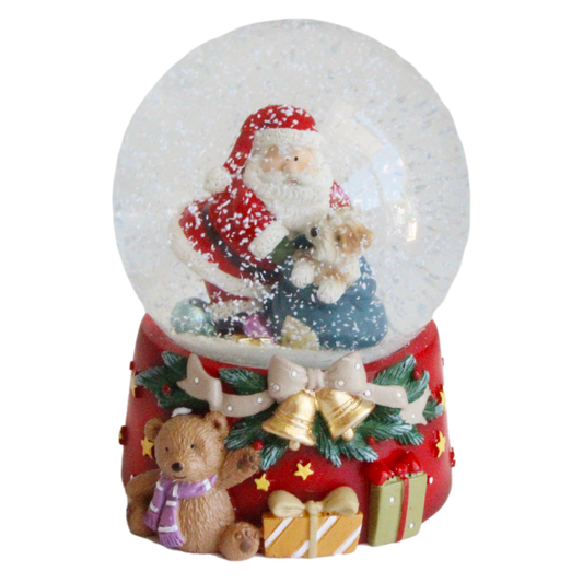 Santa w/toys in Mini Waterball