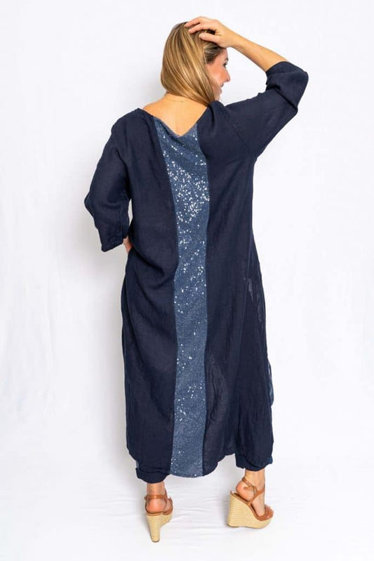 Flynn Linen Shirt | Navy