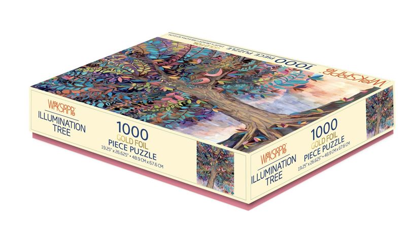 Illumination Tree Gold Foil 1000 Pce - Puzzle