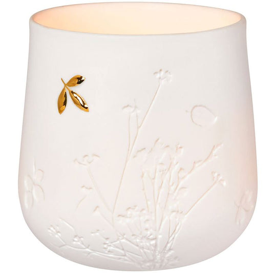 Räder - Golden Leaf - Porcelain Tealight
