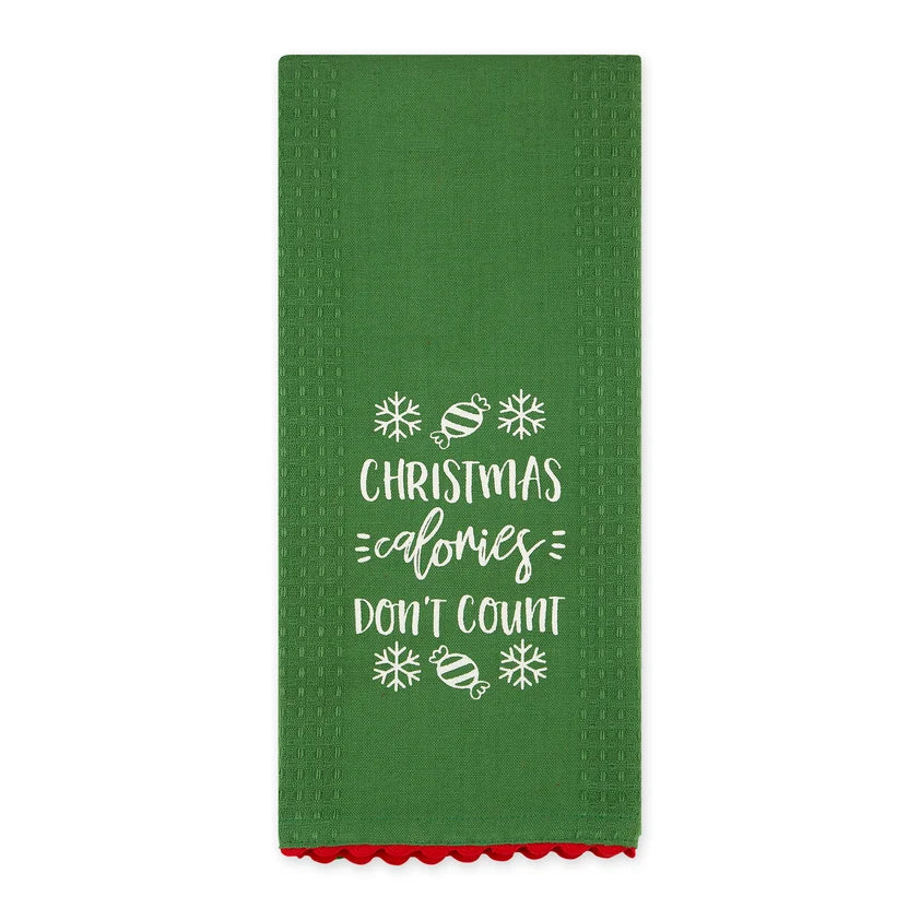Christmas Baking Embellished Dishtowels