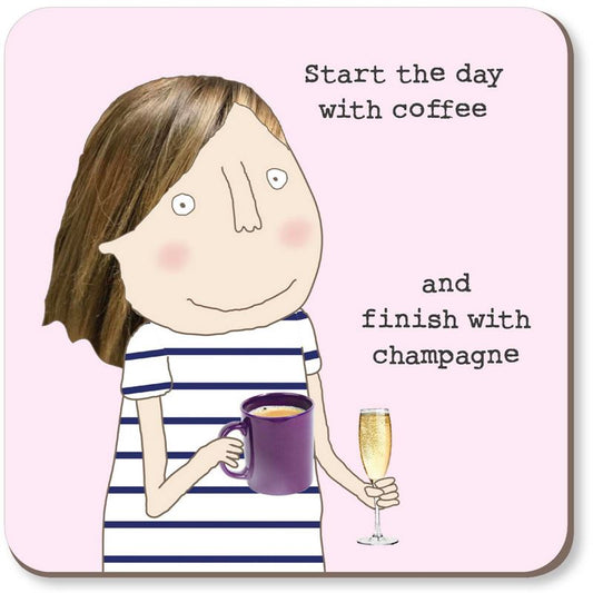 Rosie Made A Thing - Coffee And Fizz - Coaster