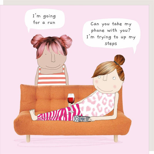 Rosie Made A Thing - Steps - Humour Card