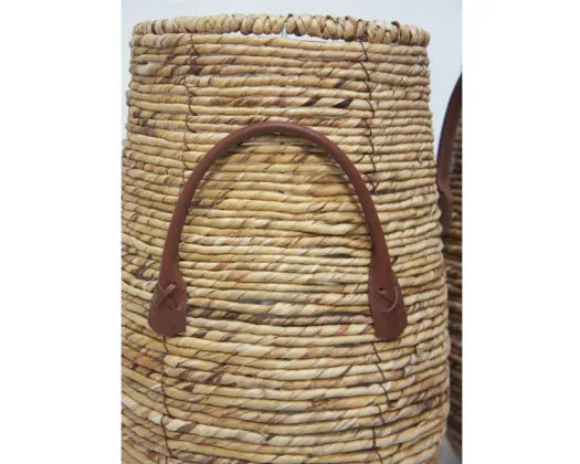 Scooter Woven Basket Planters