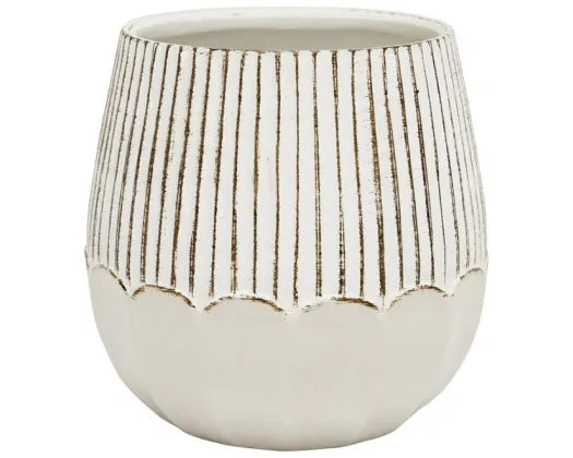 15X15CM TATIA CERAMIC PLANTER - WHITE