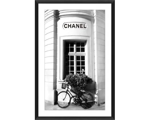 Chanel Glass Framed Print
