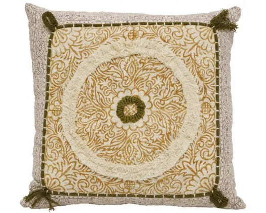 Mandala Embroidered Cushion