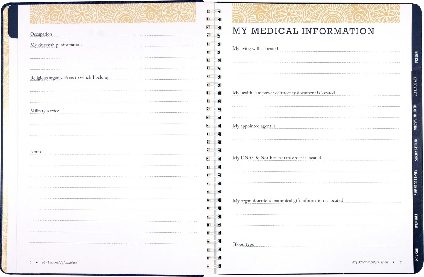 I'm Dead, Now What? Organizer