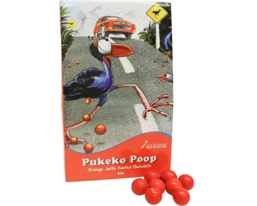 PUKEKO POOP - JAFFA COATED CHOCOLATES