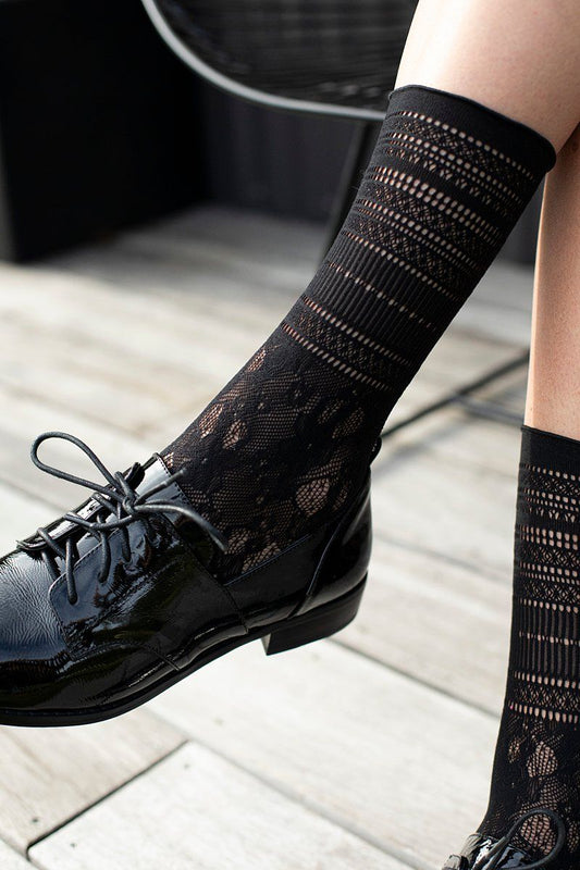 Victoria Stocking Sock | Black