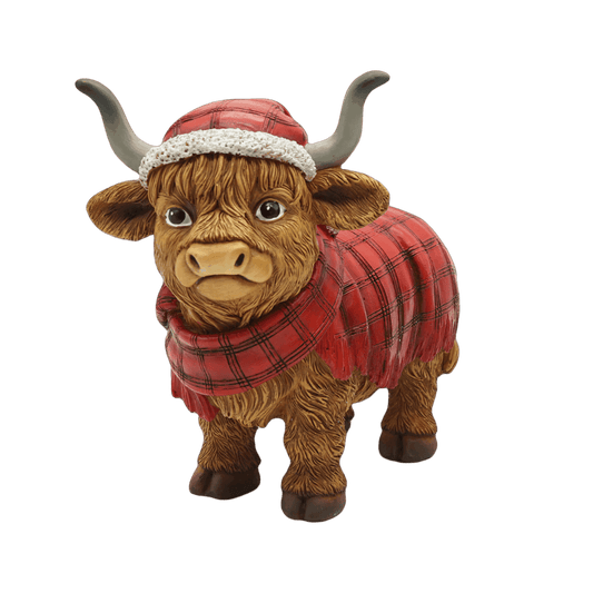 Highland Cattle – Tartan Blanket