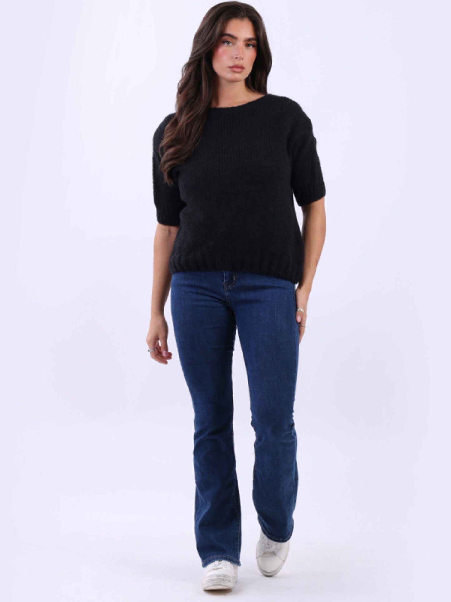 Anika Woollen Short Sleeve Top
