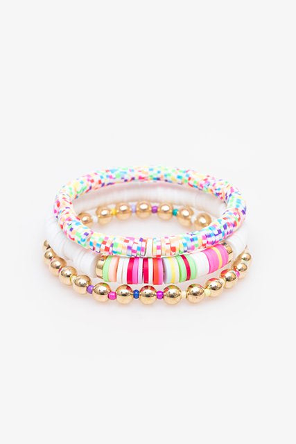 Beaded Bracelet Set | Multi