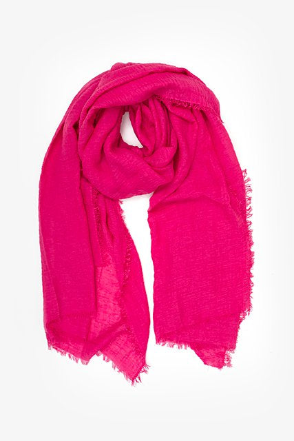 Block Colour Scarf | Flamingo