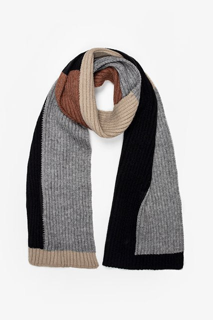 Patchwork Scarf | Rust