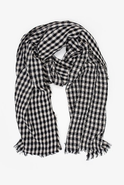 Shepherd’s Check Scarf | Black