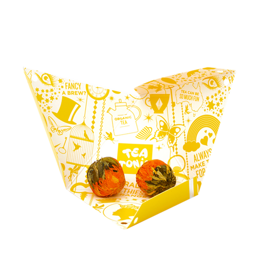 TT GOLDEN FORTUNE TEA BALLS GREEN TEA - 2 PER BOX