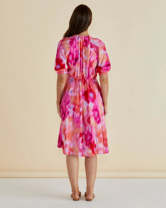 Betty Basics Emery Dress - Floral Abstract Print