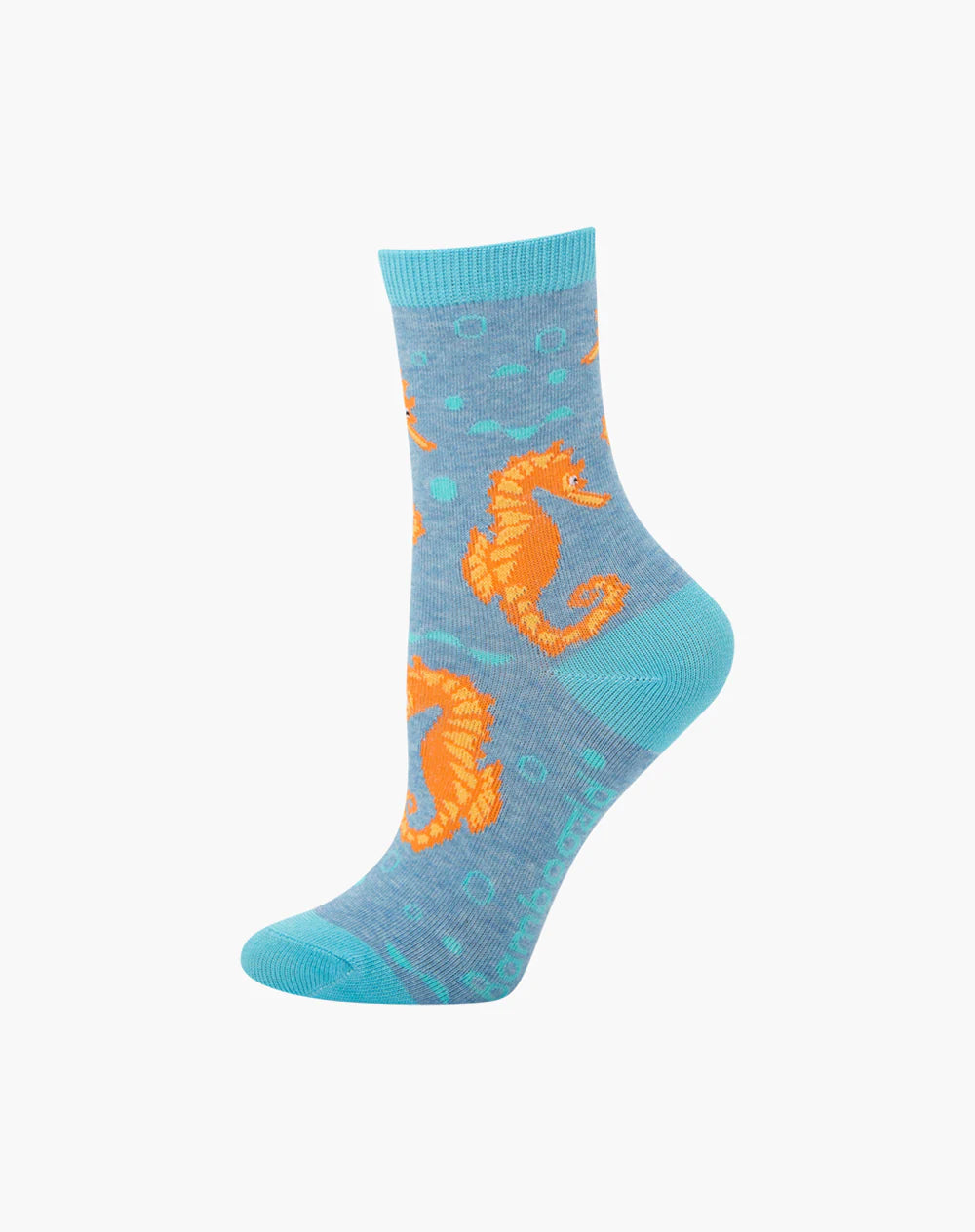 SEAHORSE BAMBOO SOCK - BLUE- S4-6