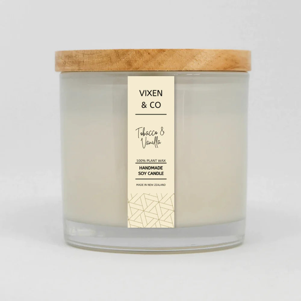 Vixen & Co Husky Candle | Tobacco & Vanilla