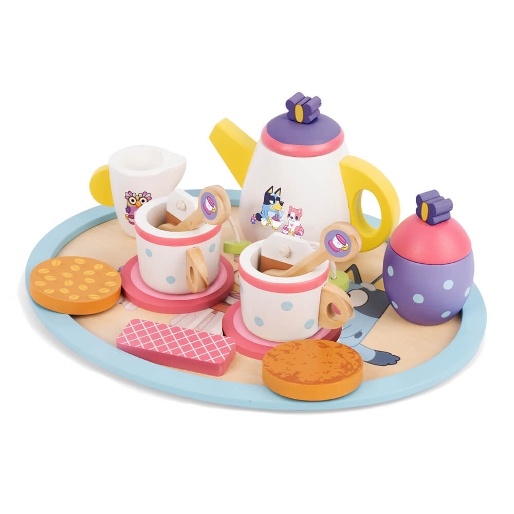 Bluey Wooden Tea Party Set