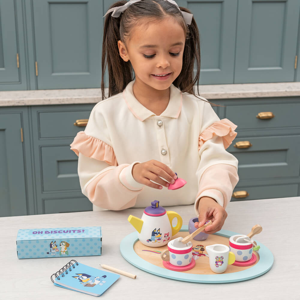 Bluey Wooden Tea Party Set