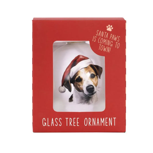 Jack Russell Round Bauble