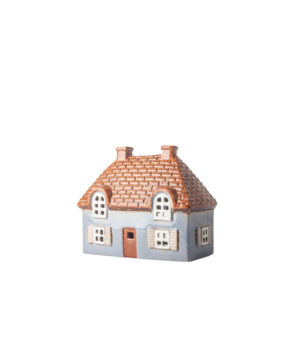 COTSWOLD TEALIGHT COTTAGE - BLUE