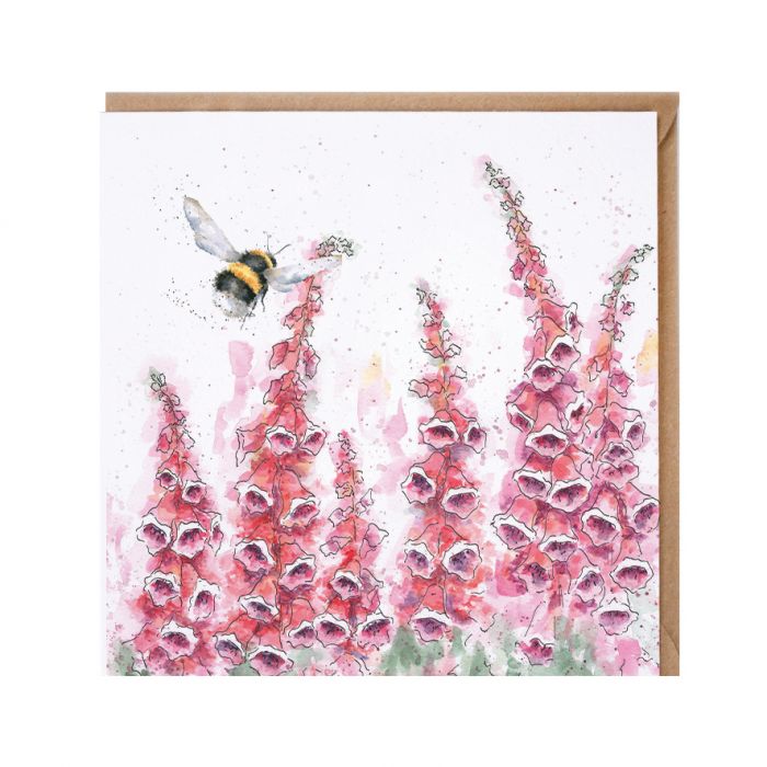 Wrendale  'A Cottage Garden' bee card