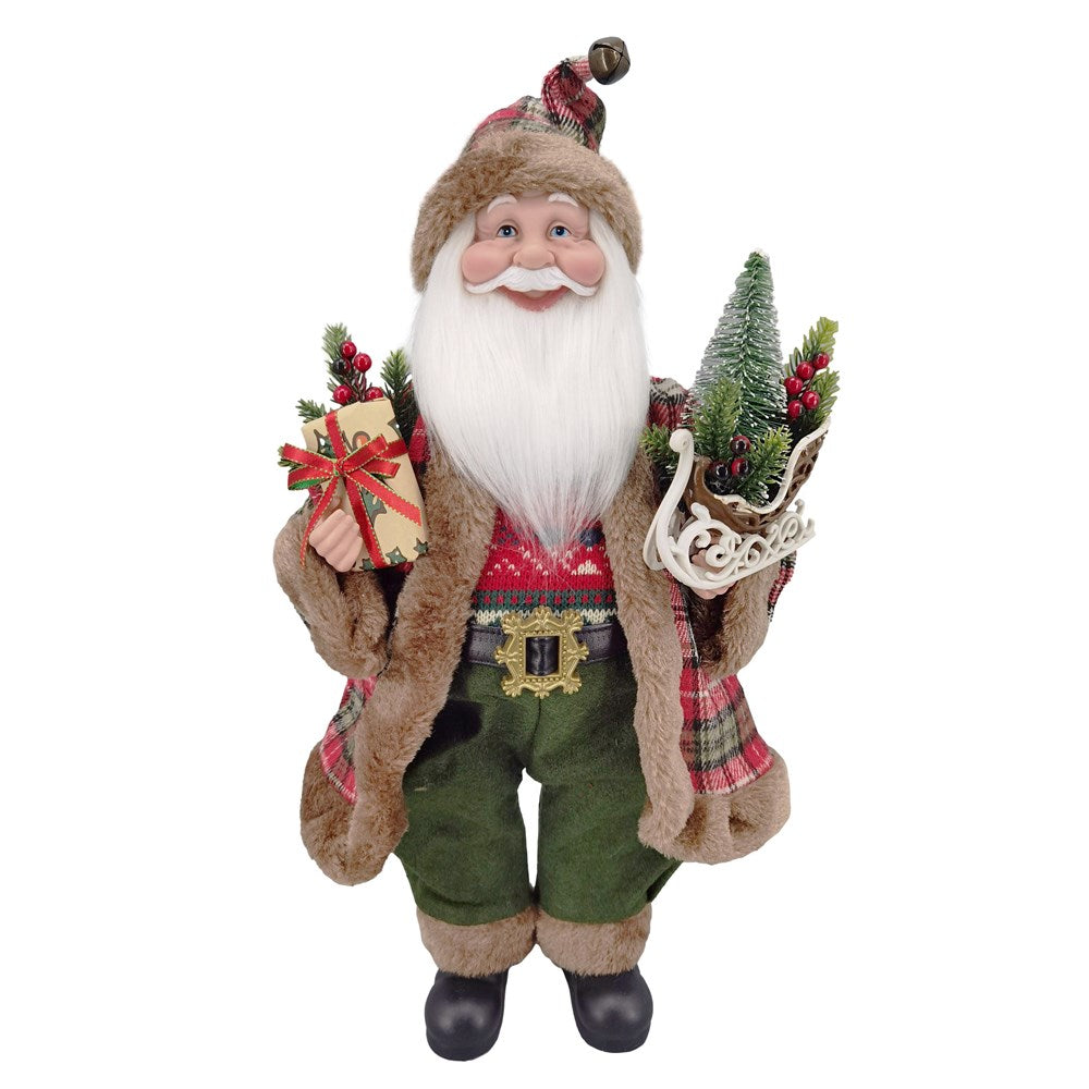 18 INCH SANTA W/GREEN PANTS