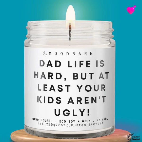 Fathers Day Candle | kids aren't ugly
