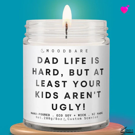 Fathers Day Candle | kids aren't ugly