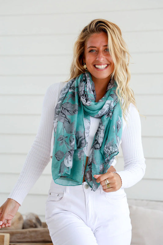 Flora Wrap Scarf