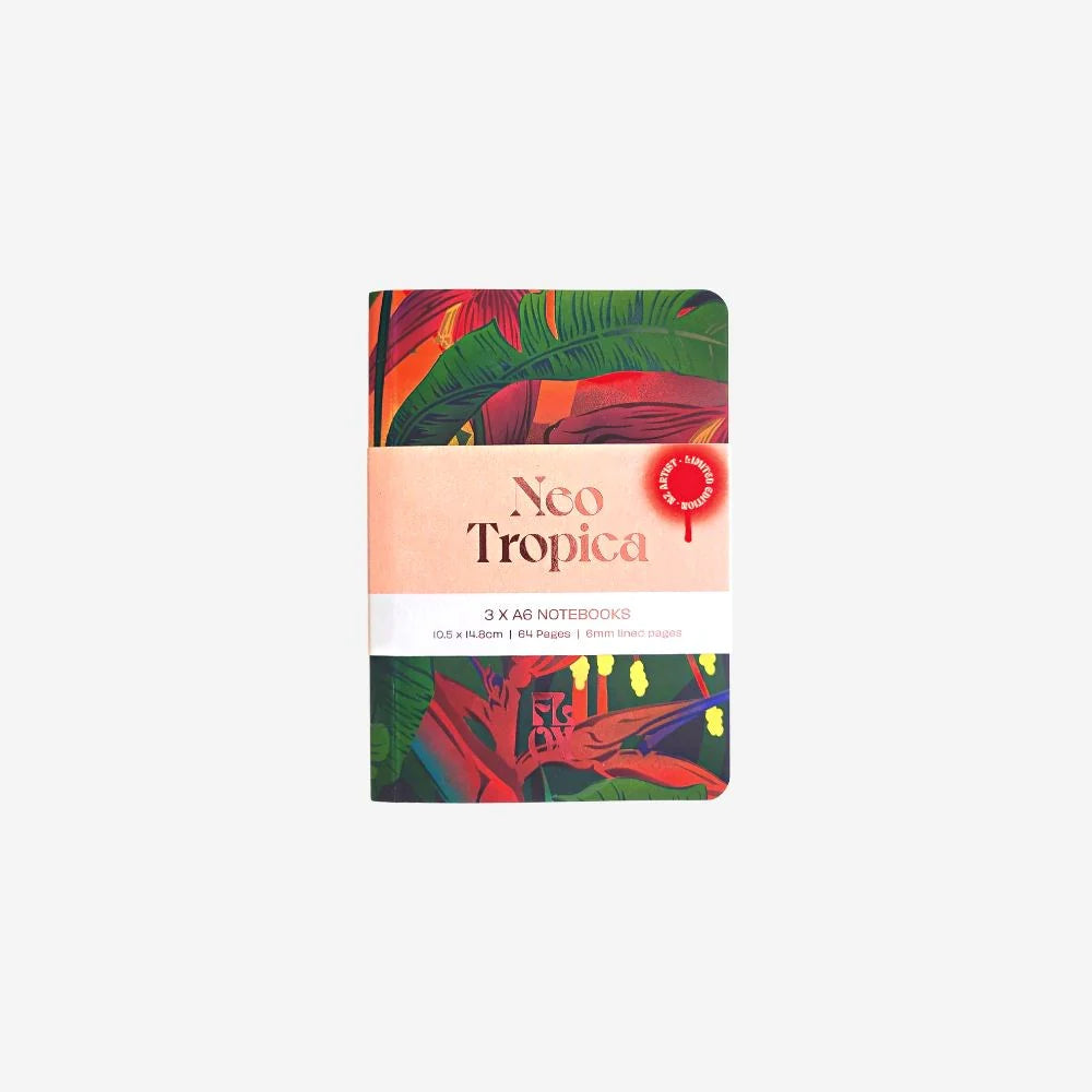 Flox Notebook A6 - Set of 3