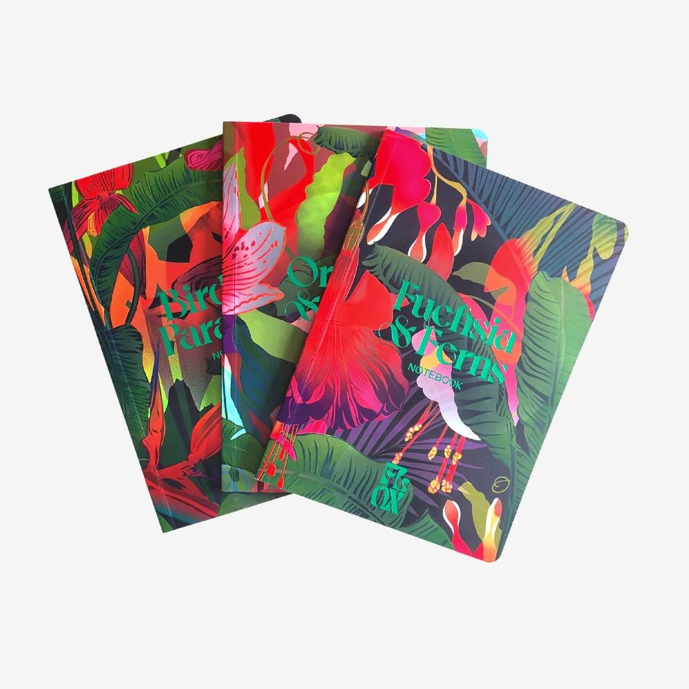 Flox Notebook A5 - Set of 3