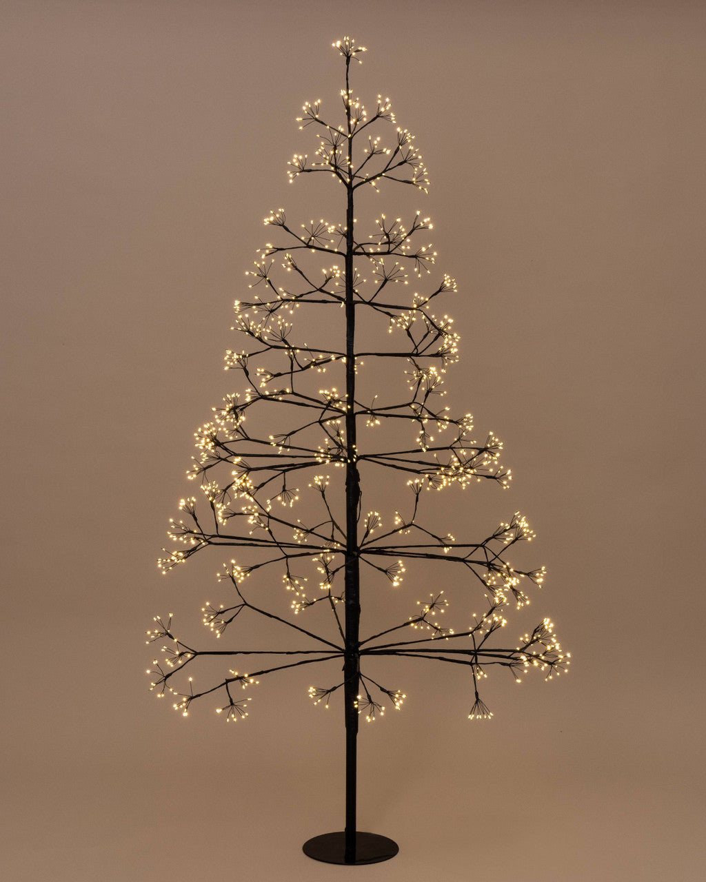Medium (150cm) Black WW Frankfurt Starburst LED Tree
